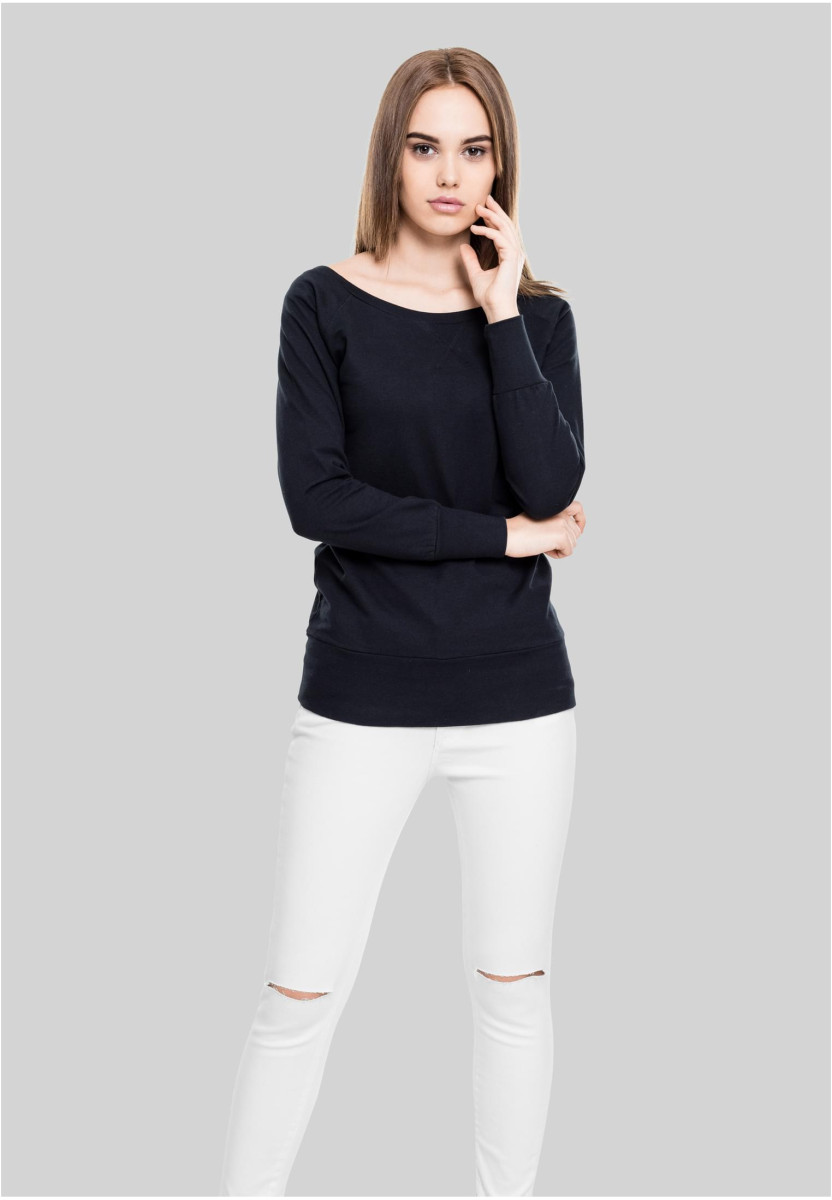 Ladies Wideneck Crewneck