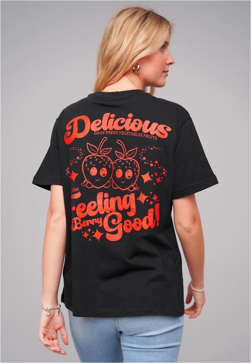 Ladies 77 Delicious Black Tee