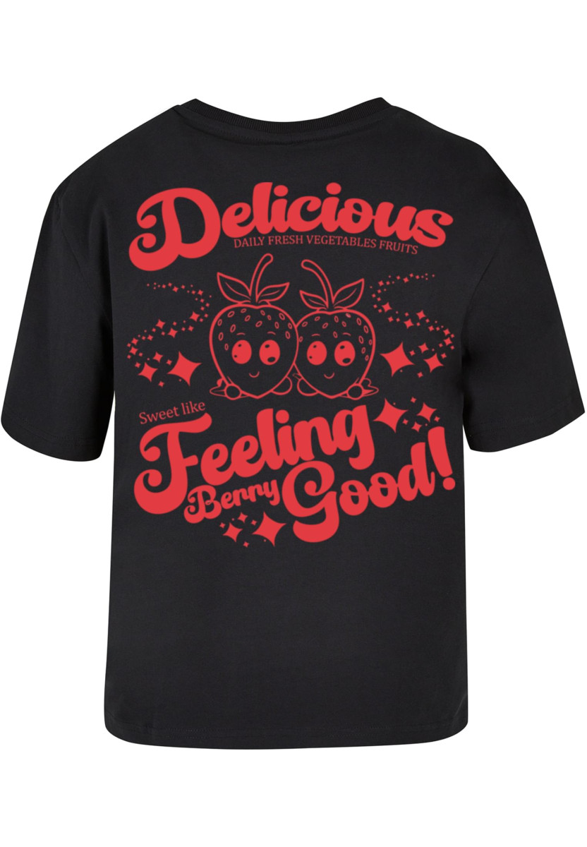 Ladies 77 Delicious Black Tee