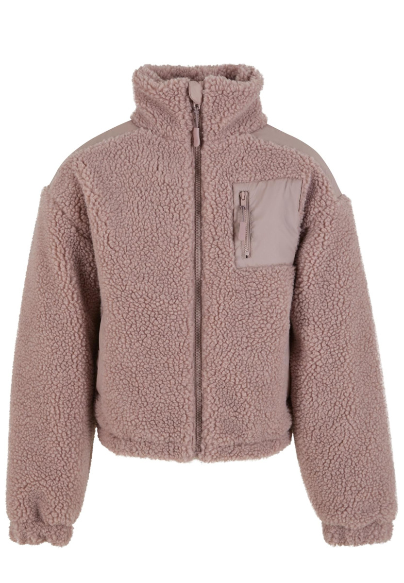 Girls Sherpa Mix Jacket