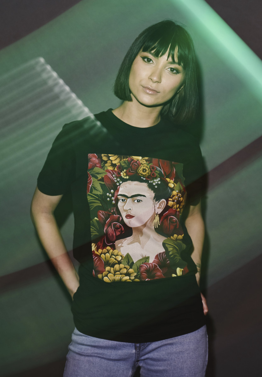 Ladies Frida Kahlo Portrait Tee