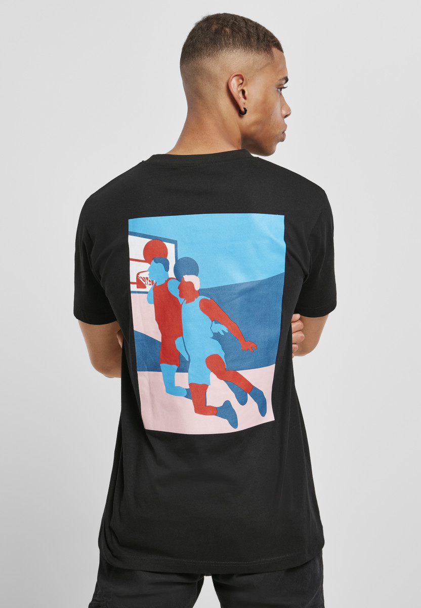 Colored Basketball Player Tee