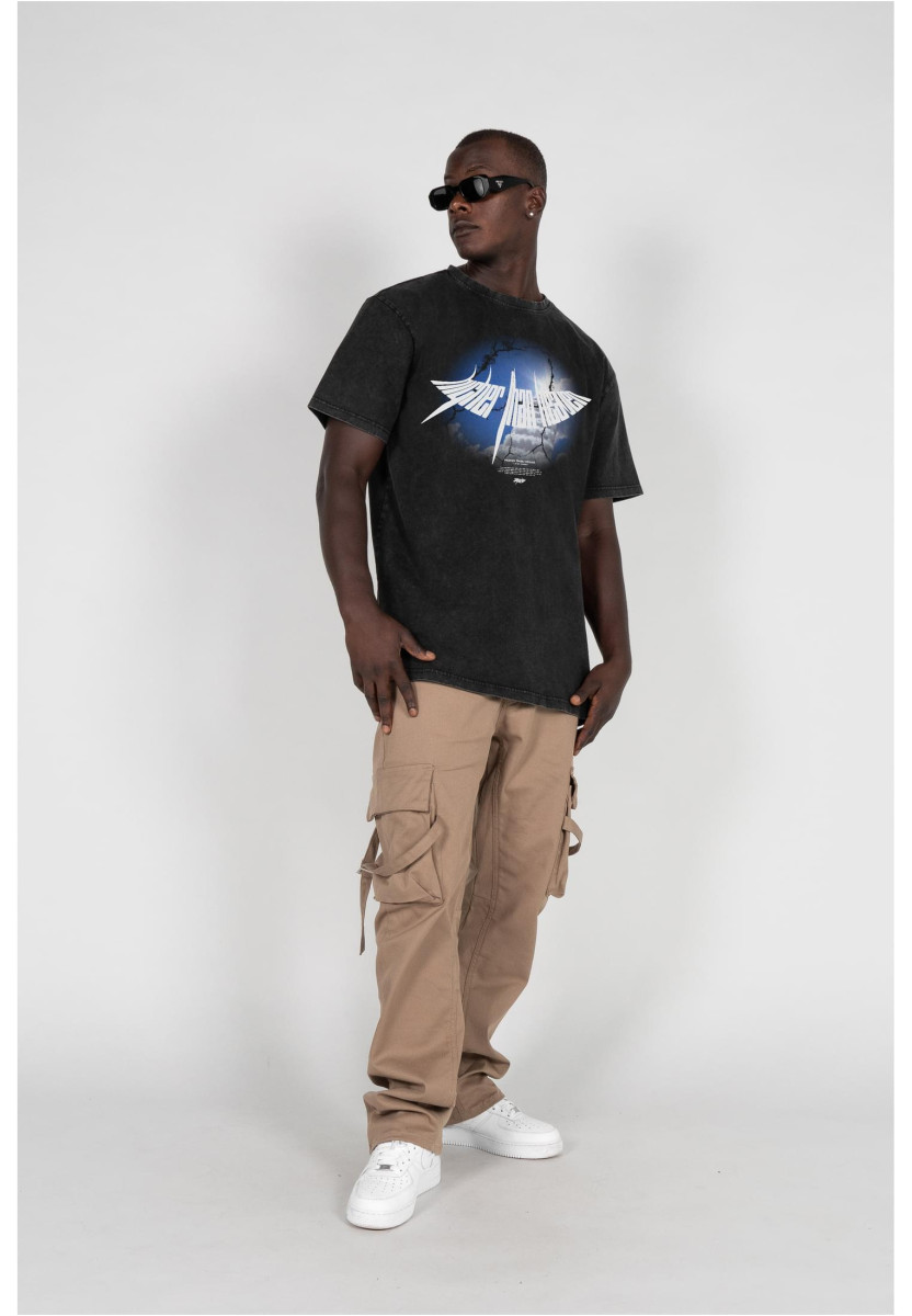 HIGHER THAN HEAVEN V.4 Acid Washed Heavy Oversize Tee