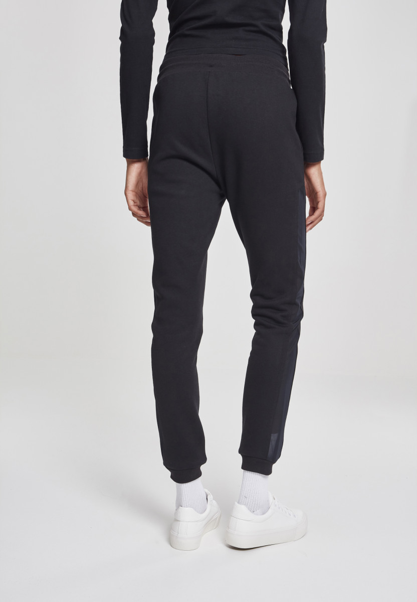 Ladies Tech Mesh Side Stripe Sweatpants