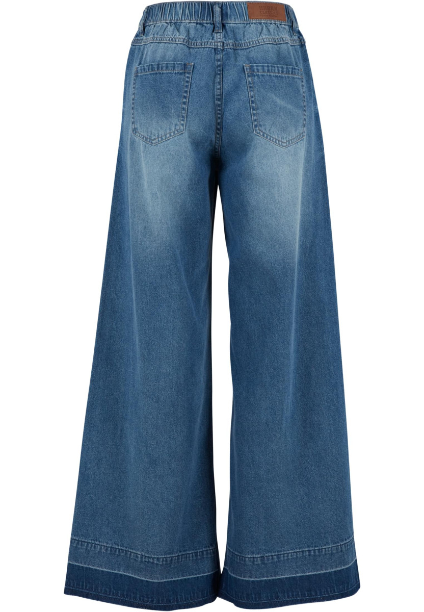 Ladies Wide Leg Denim