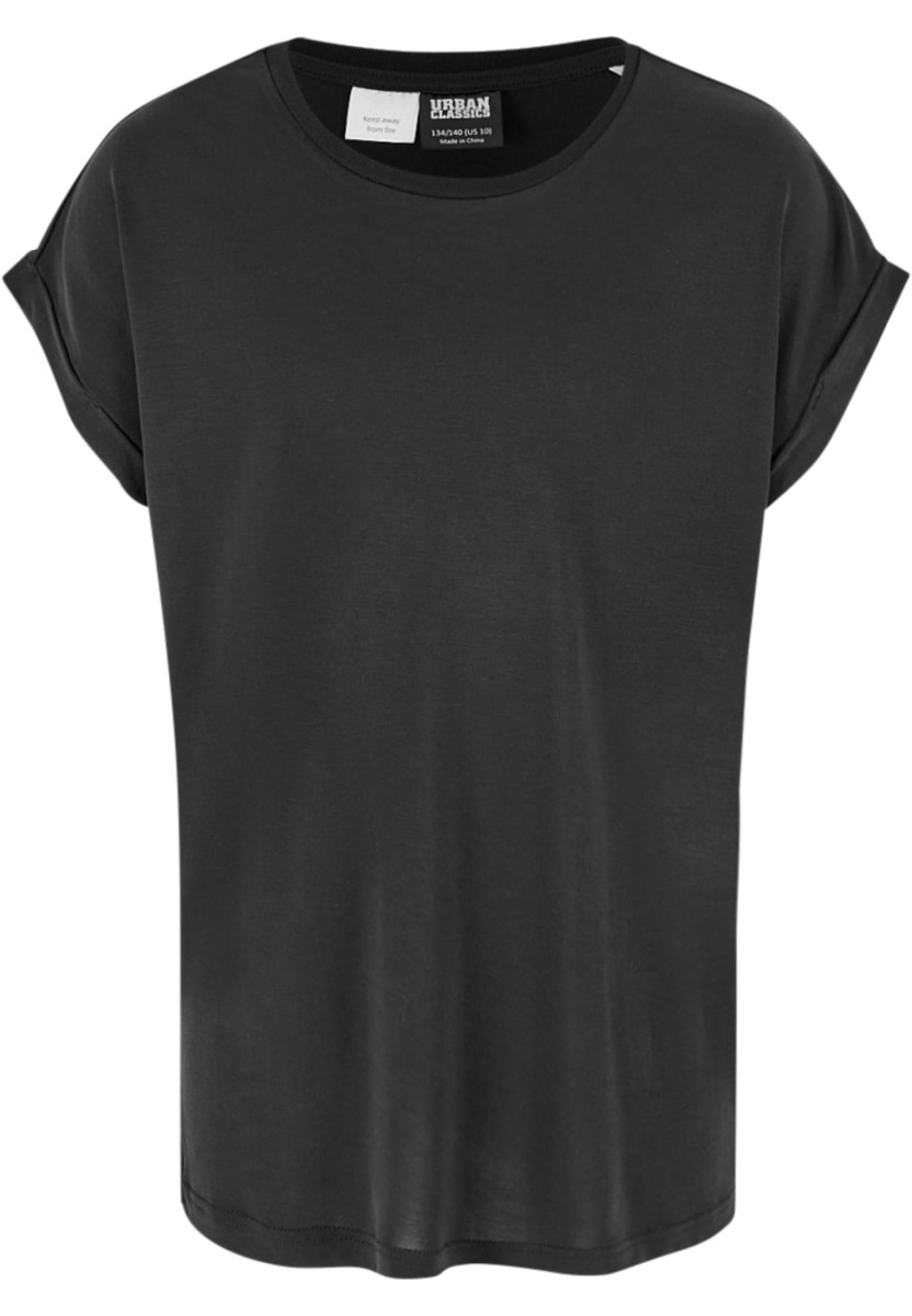 Girls Modal Extended Shoulder Tee