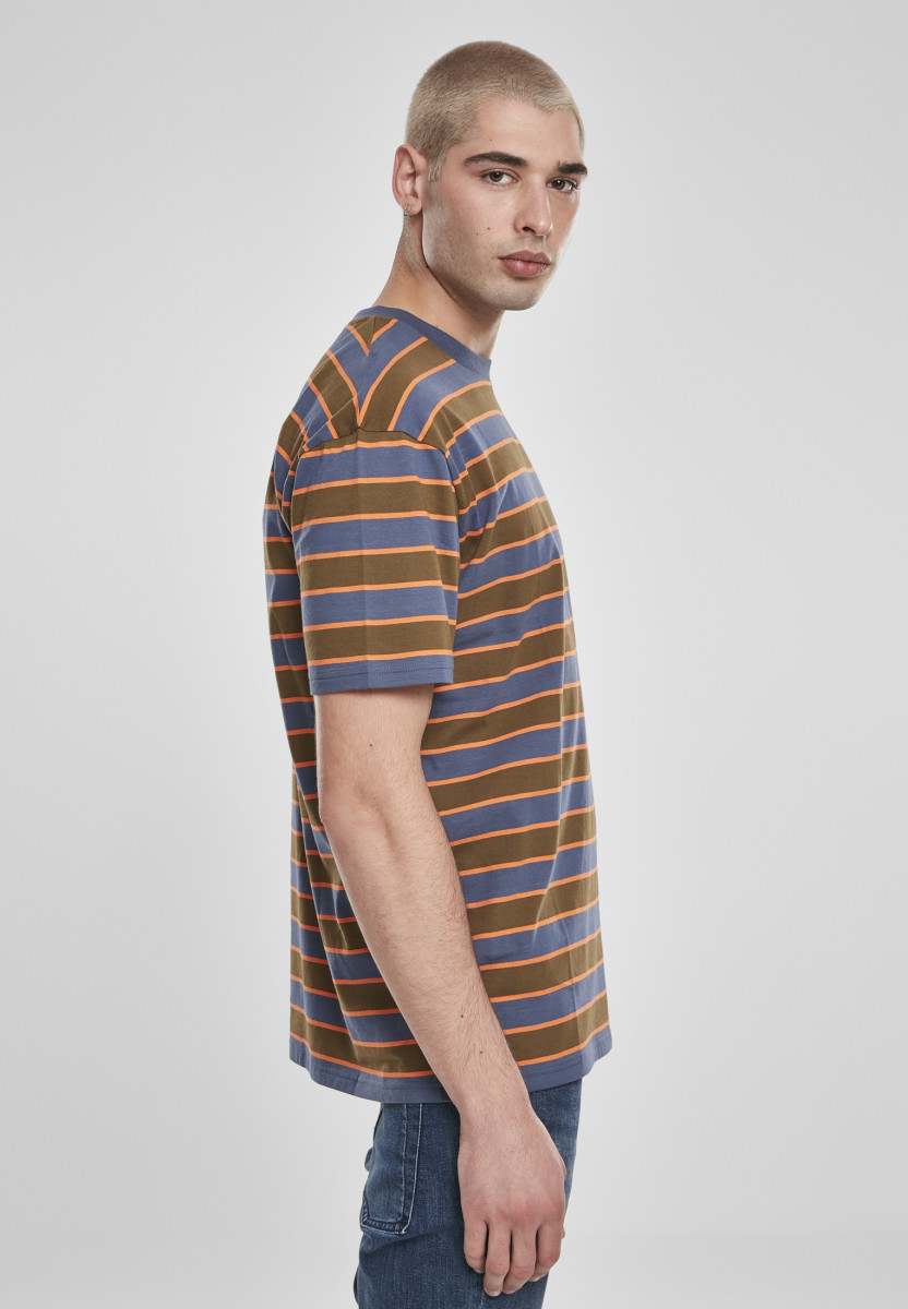 Yarn Dyed Oversized Board Stripe Tee