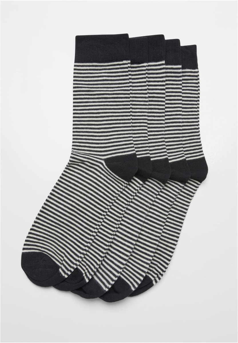 Fine Stripe Socks 5-Pack