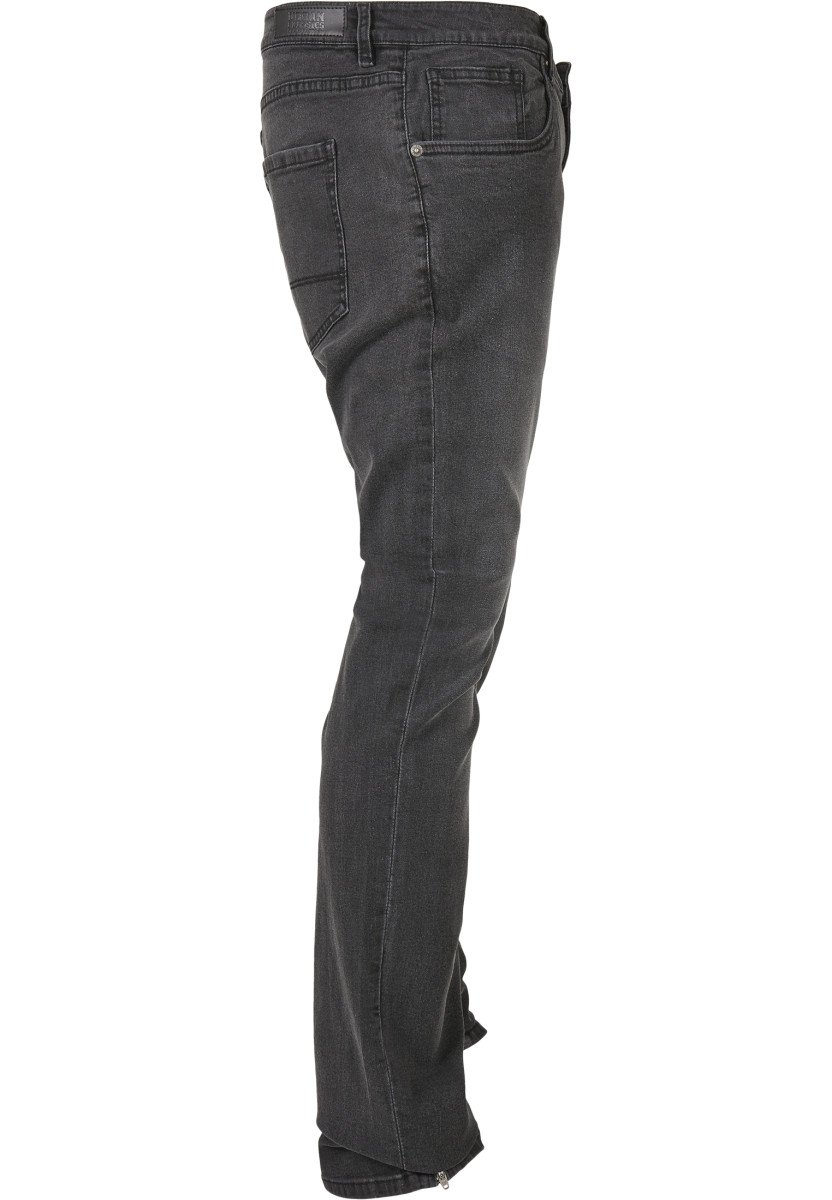 Slim Fit Zip Jeans