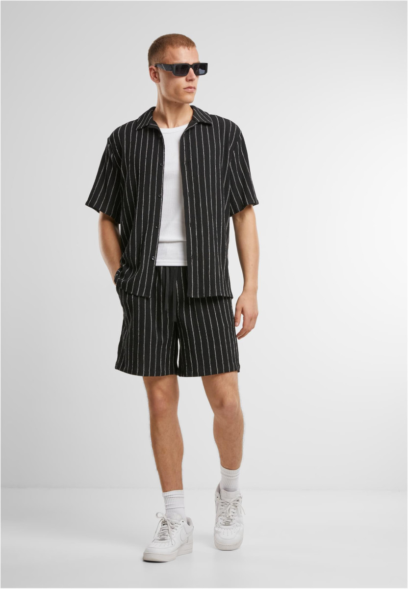 Striped Crinkle Resort Shorts