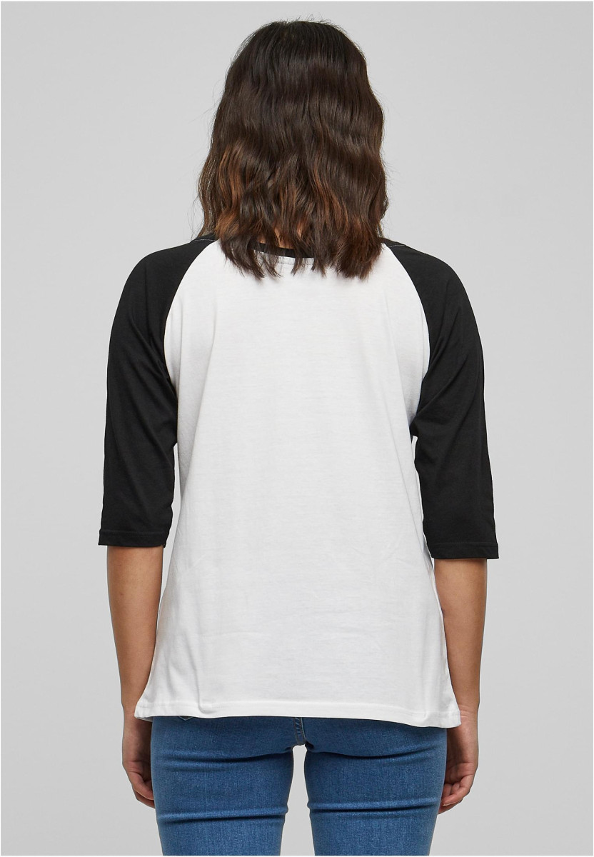 Ladies 3/4 Contrast Raglan Tee