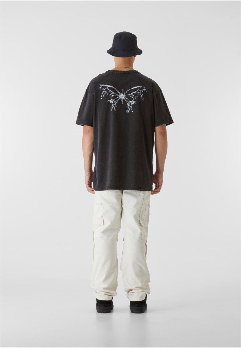 LY ACID WASHED TEE - BUTTERFLY V.3