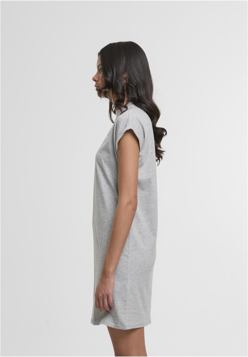 Heart EMB Ladies Turtle Extended Shoulder Dress