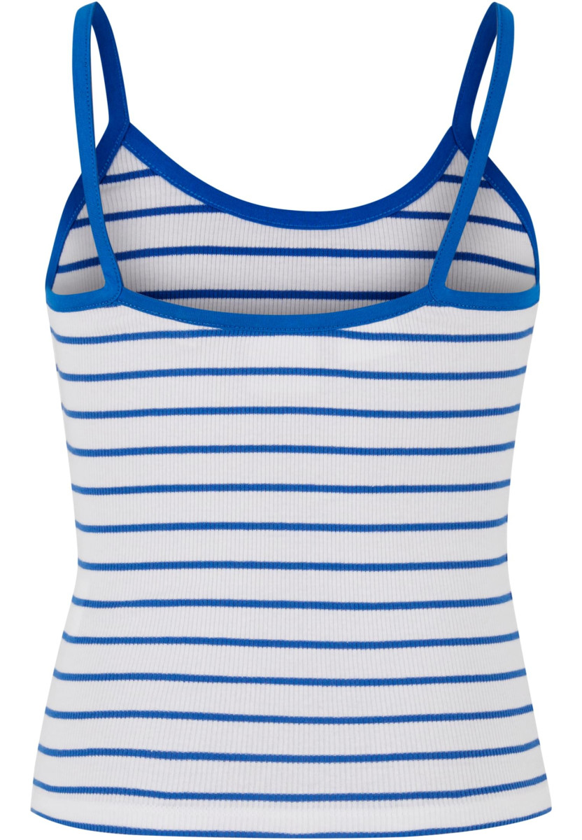 Girls Striped Rib Basic Top