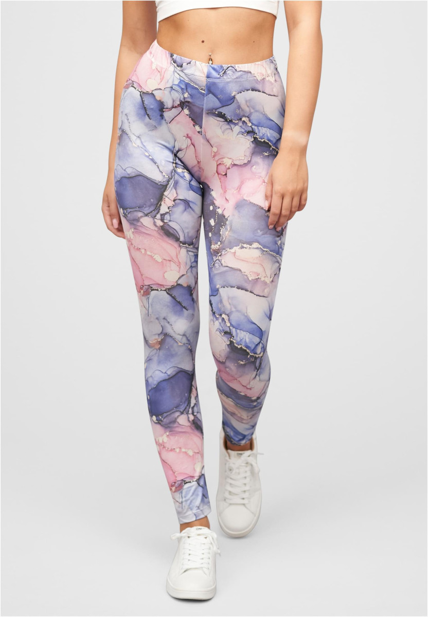 Leggings mit Abstrused Print