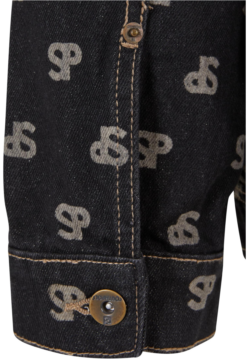 Southpole Bleched AOP Denim Jacket