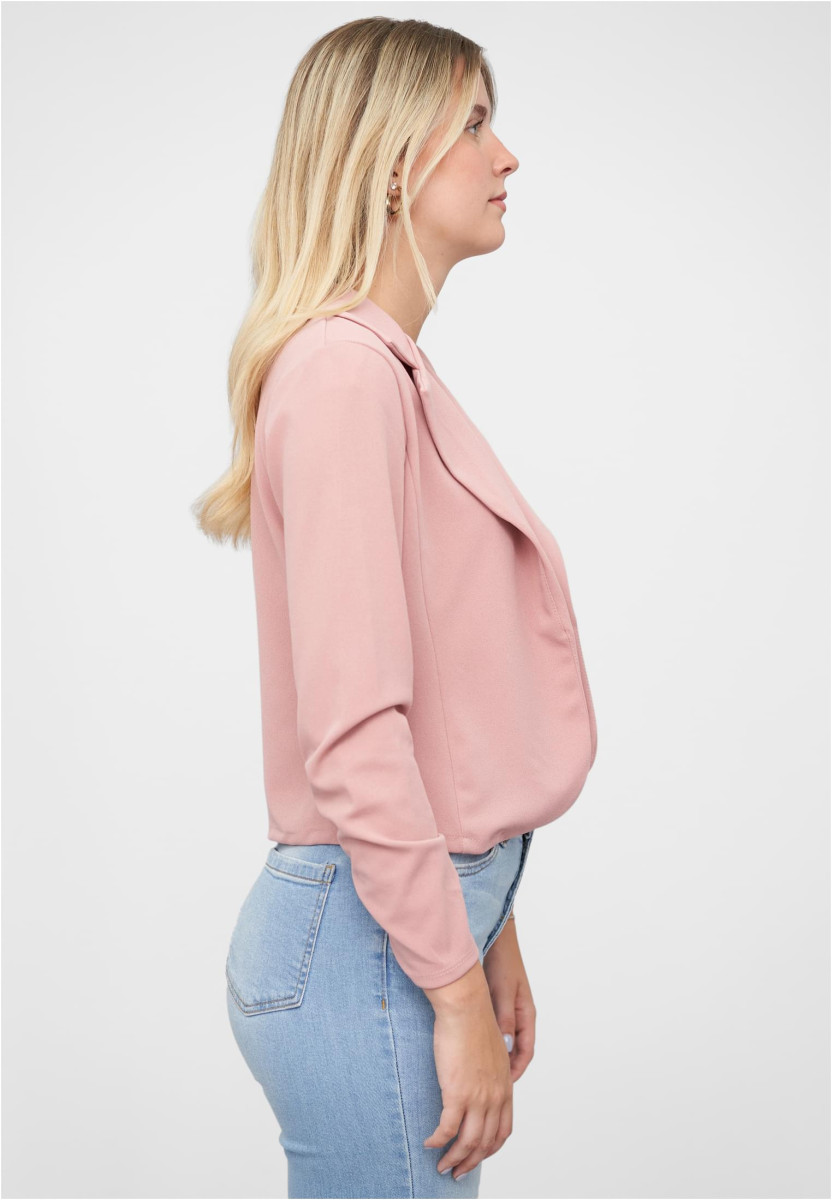 Short Blazer with ruched sleeves