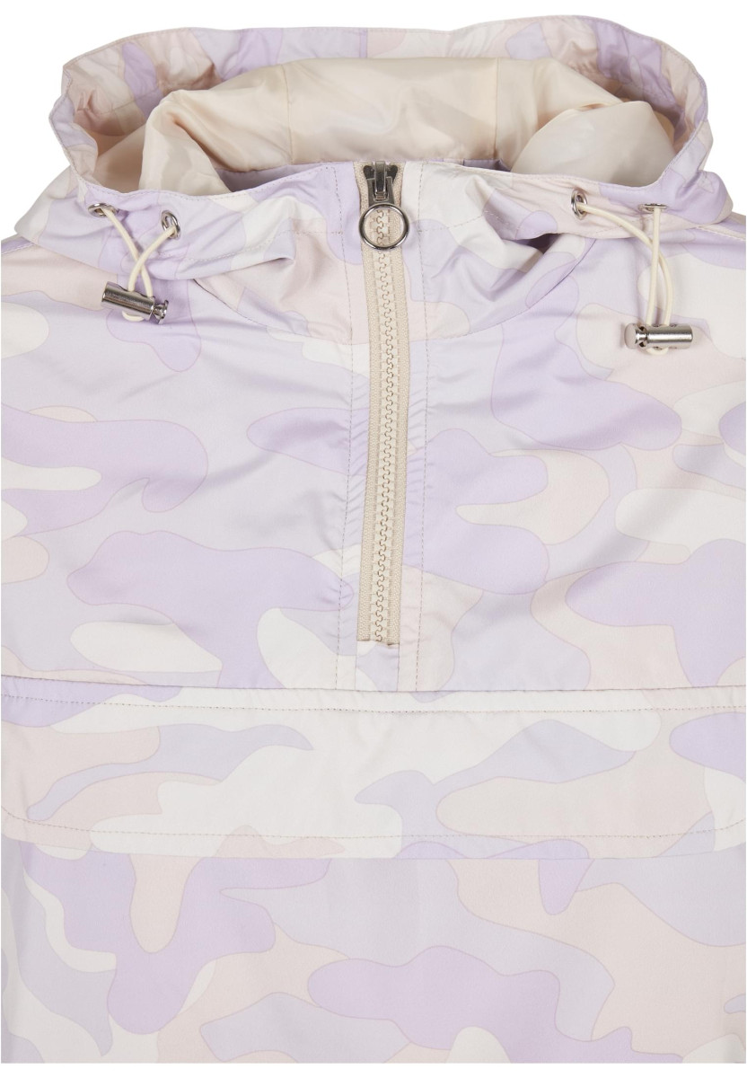 Ladies Camo Pull Over Jacket