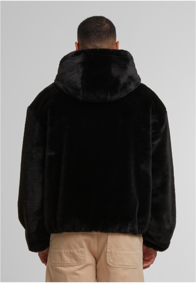 Full Zip Faux Fur Hoodie