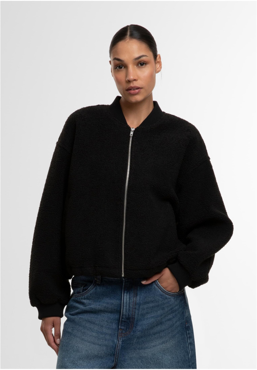 Ladies Structured Bomber Jacket