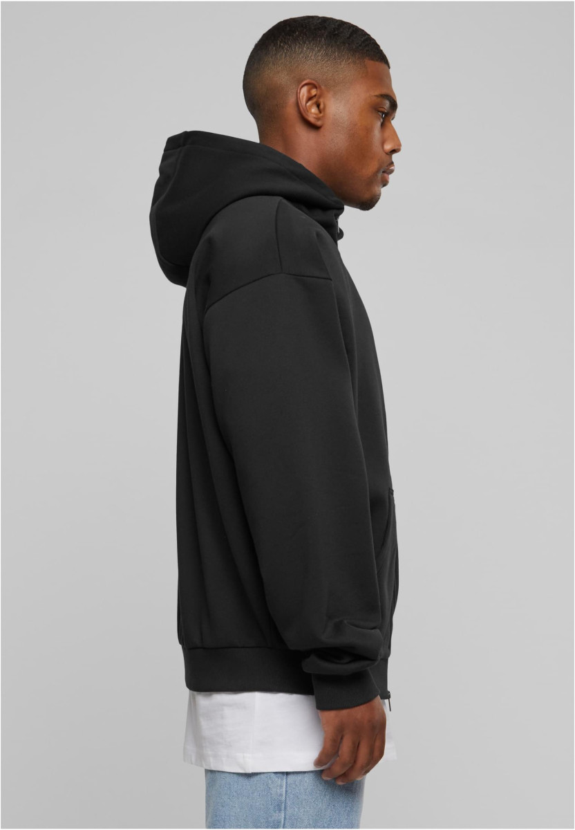 High Neck Zip Hoody