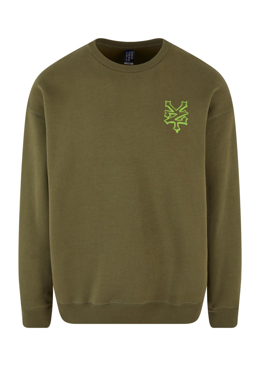 ZM243-002-1 Zoo York Skeleton Crewneck