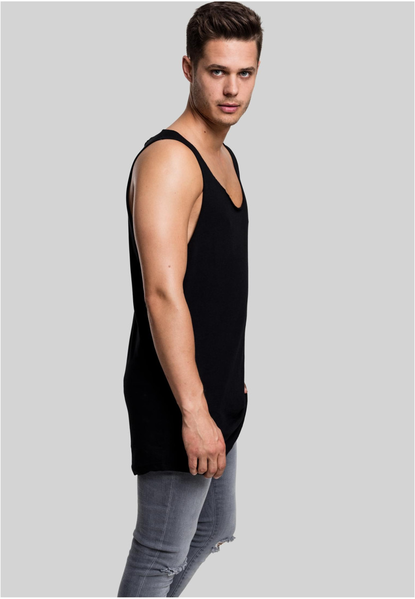 Long Shaped Open Edge Loose Tank