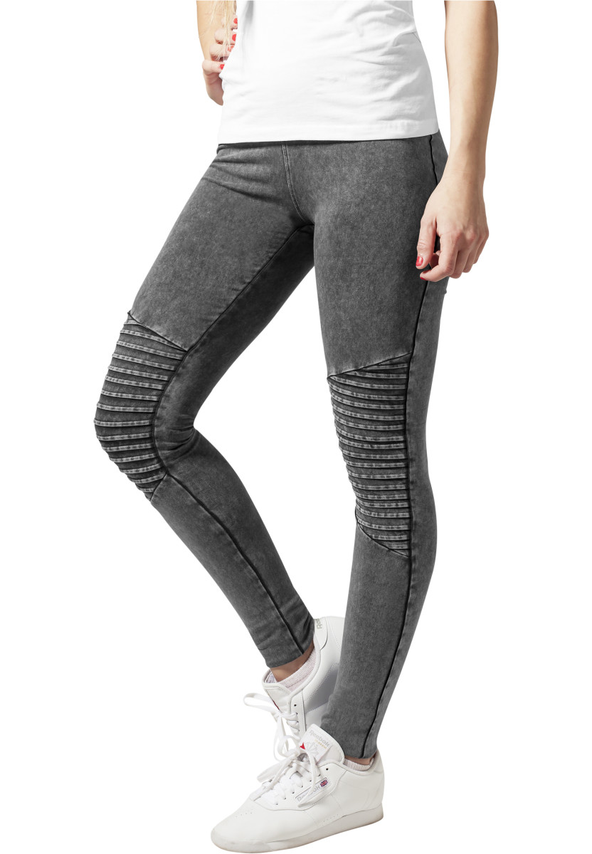 Ladies Denim Jersey Leggings