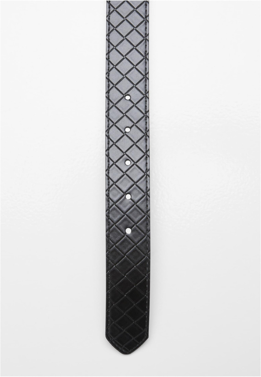 Woven Embossed Synthetic Leather Belt