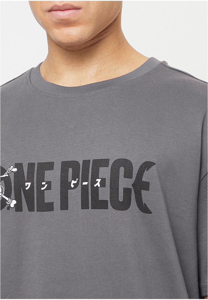 One Piece Jolly Roger Logo Oversize Tee