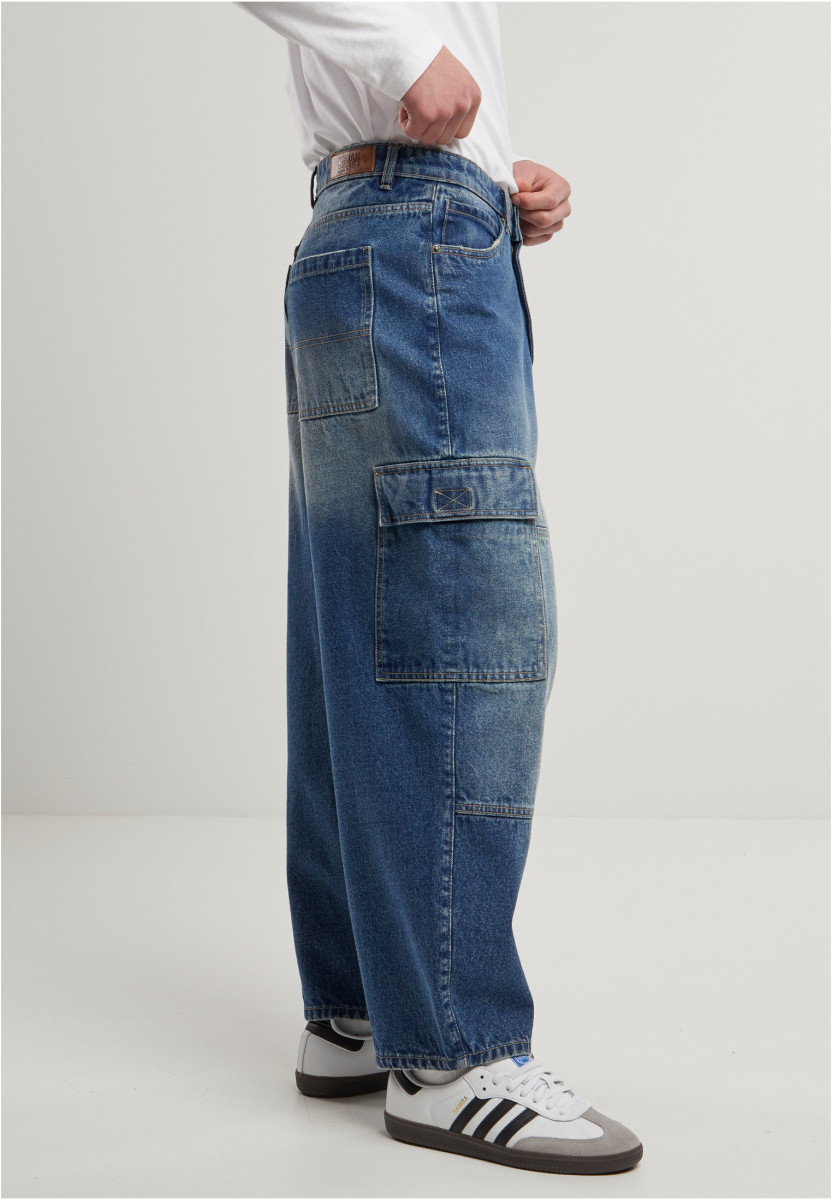 Tapered Heavy Ounce Baggy Cargo Jeans