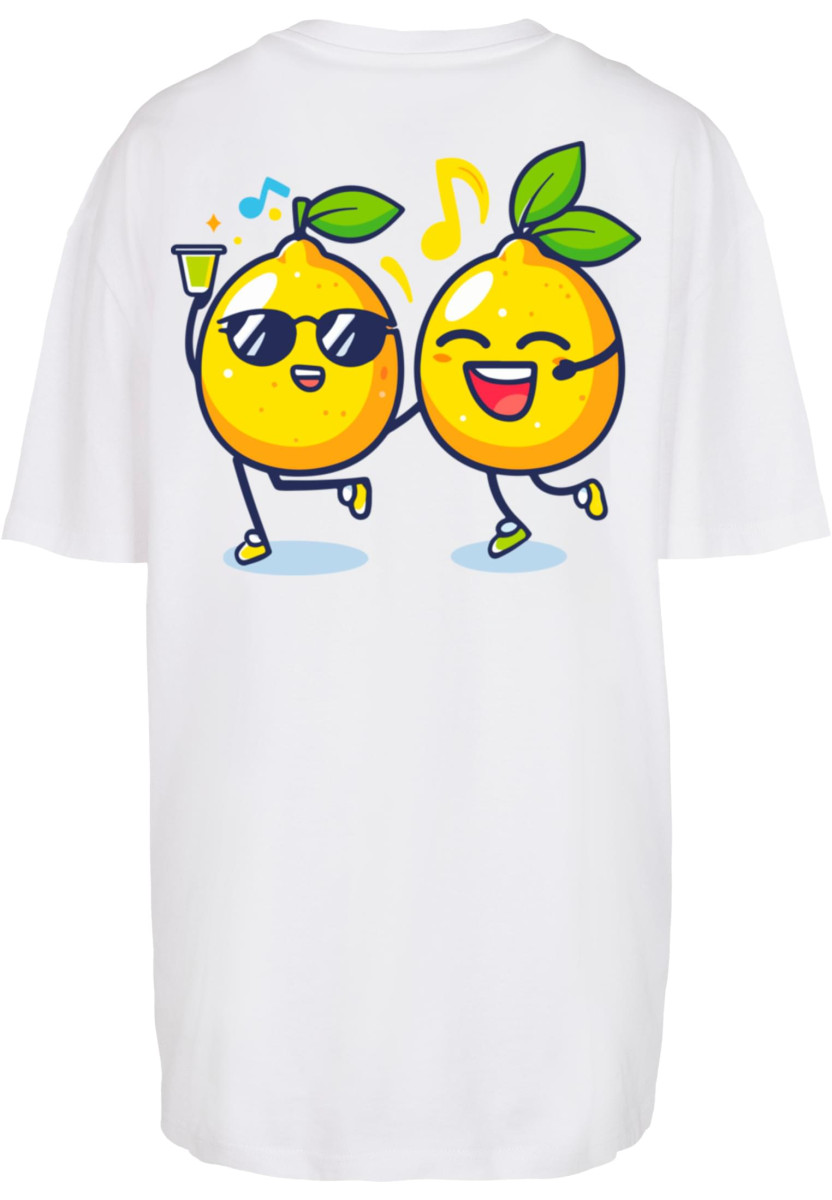 Ladies Lemon Party Oversized Tee