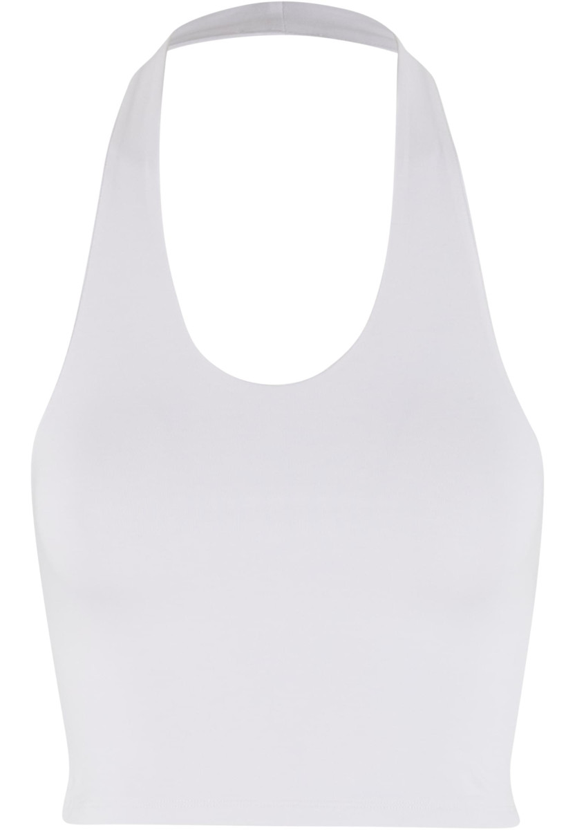 Ladies Basic Neckholder Jersey Top