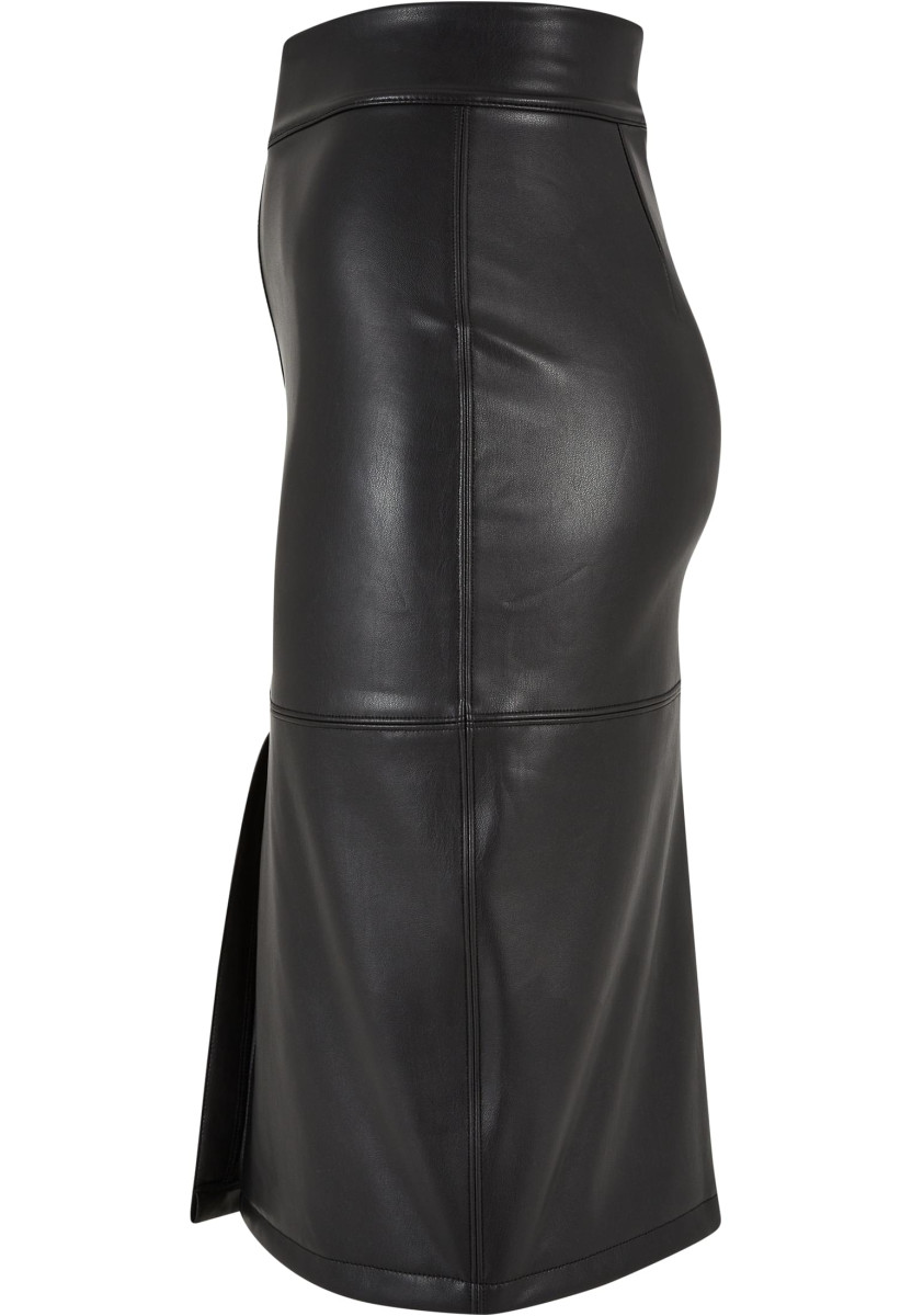 Ladies Synthetic Leather Pencil Skirt