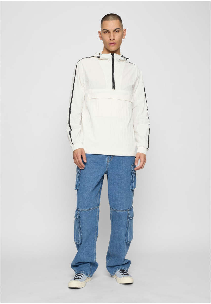 Crinkle Nylon Pull Over Jacket