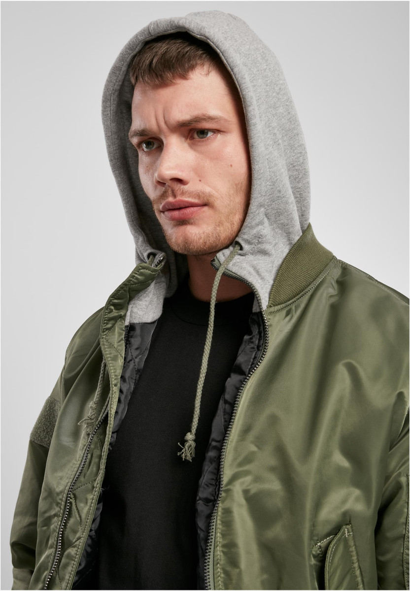 Hooded MA1 Bomber Jacket