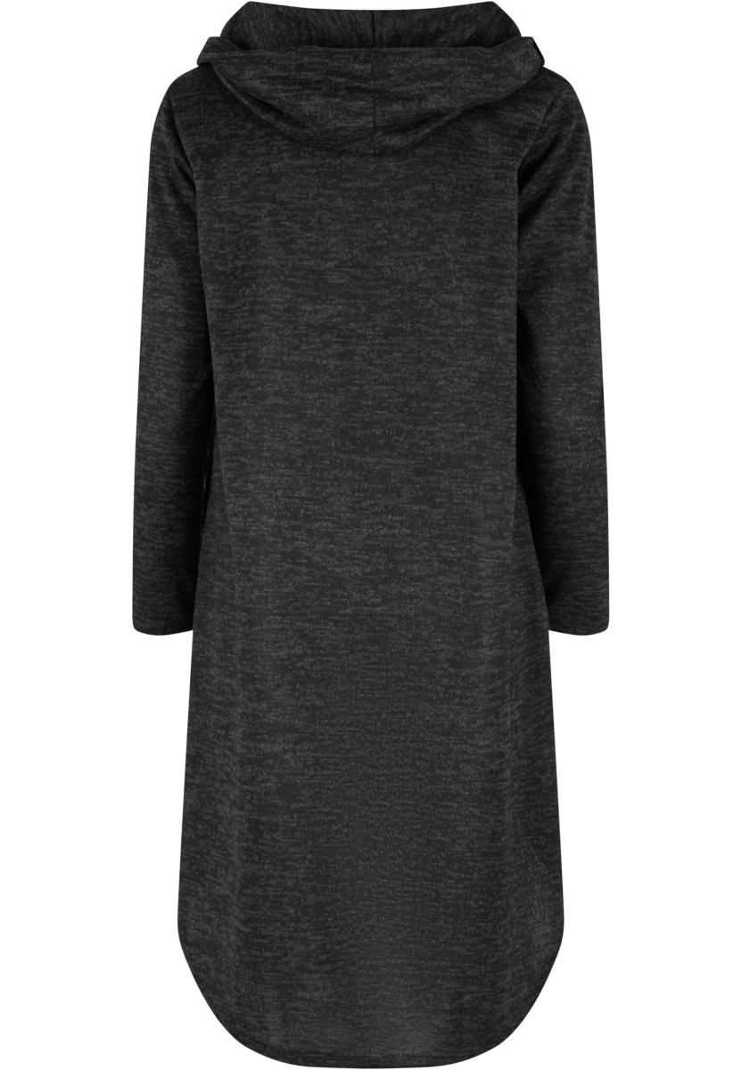 Cloud5ive Damen Kleid Turtle-Neck Hoodie Kleid Kapuze