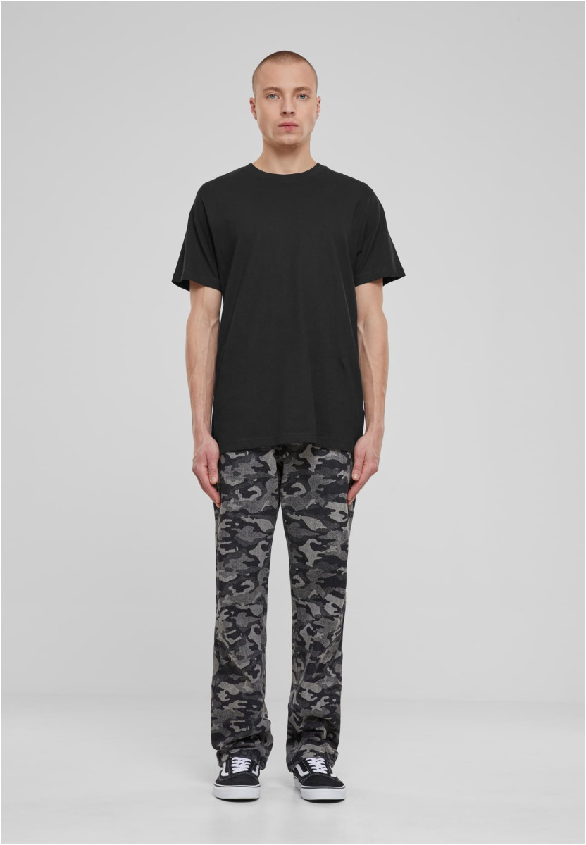 Laser Camo Printed Jeans