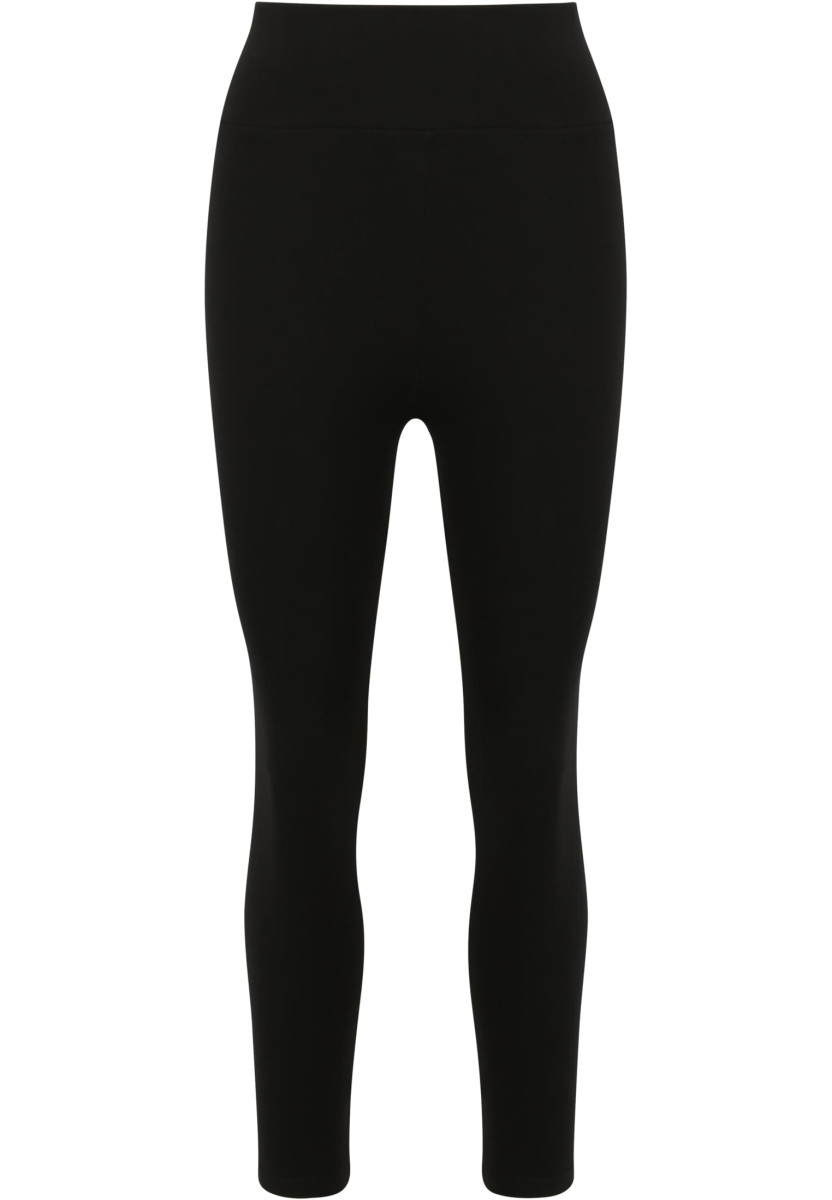 Ladies High Waist Jersey Leggings 2-Pack