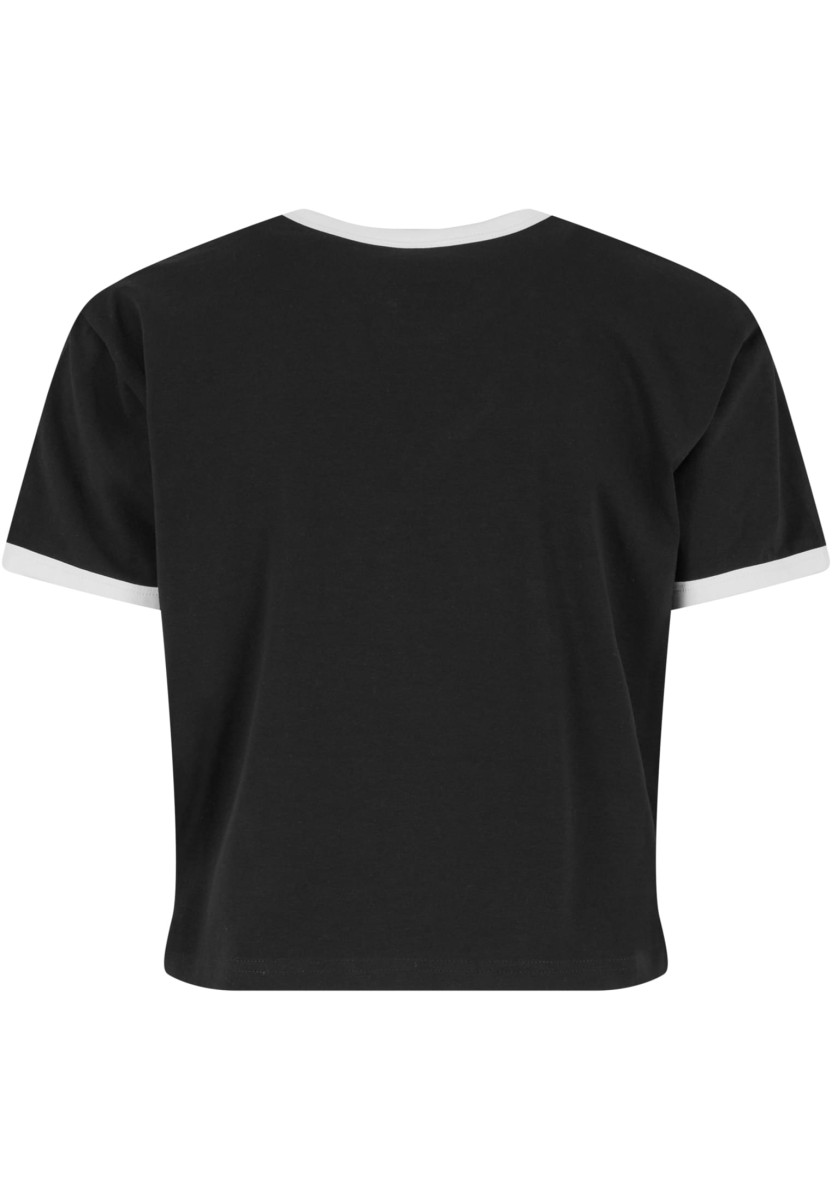 Ladies Contrast Retro T-Shirt