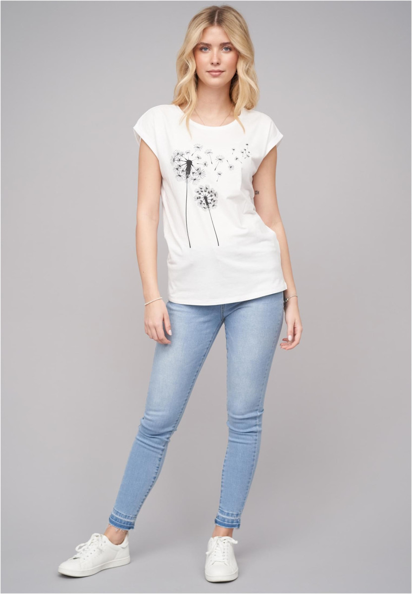 Ladies 77 Pusteblume White Tee