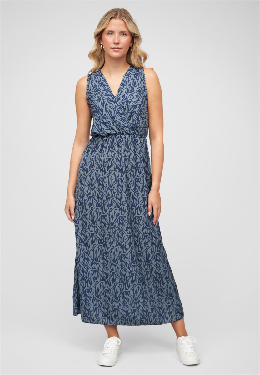 Maxi Kleid in Wickeloptik mit All Over Print