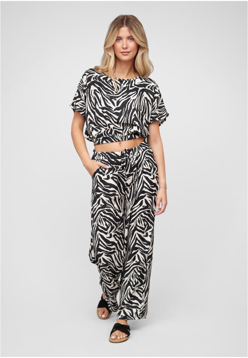 Set Batwing Top and Wide Pants