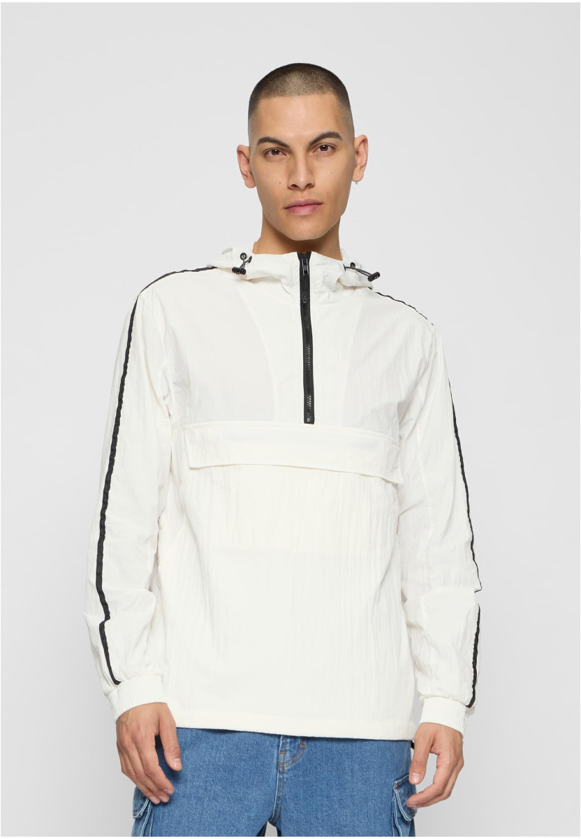 Crinkle Nylon Pull Over Jacket