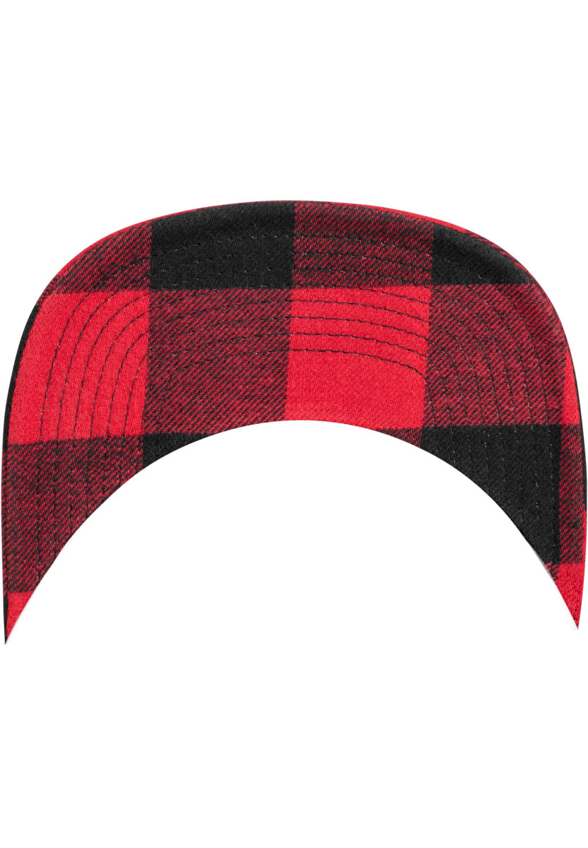 Checked Flanell Peak Snapback