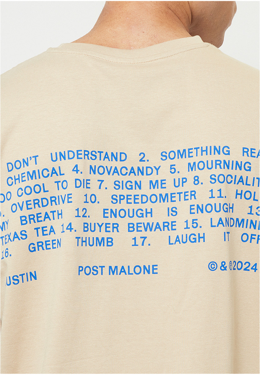 Post Malone Tracklist Oversize Tee