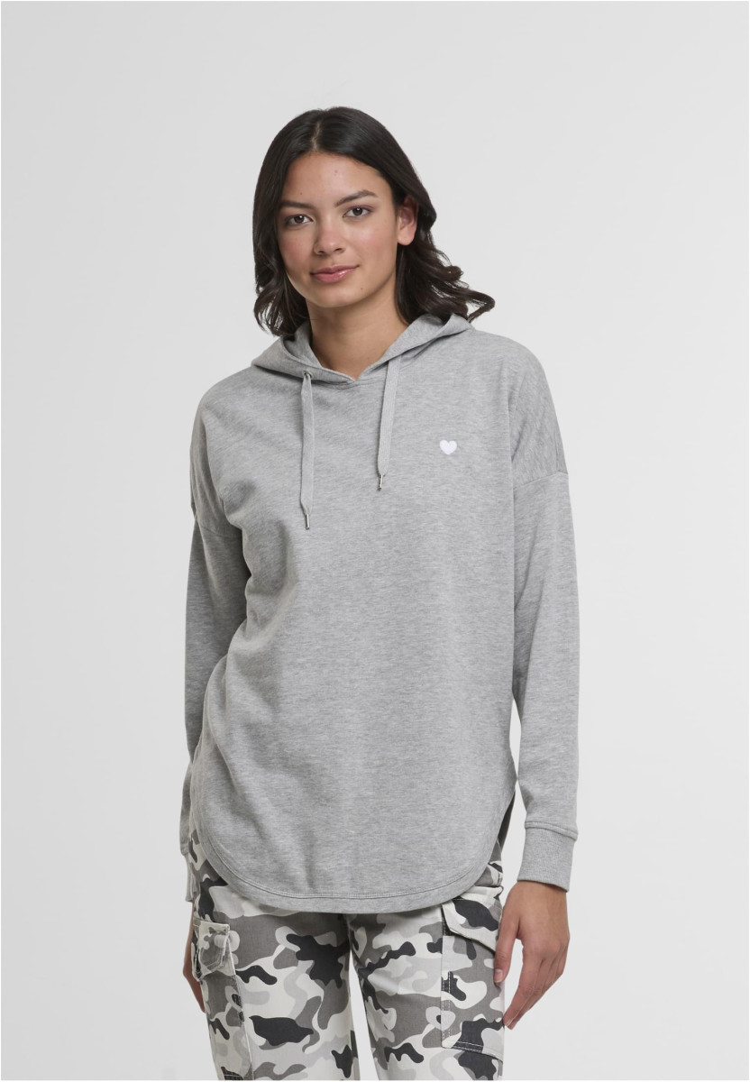 Heart EMB Ladies Oversized Hoody