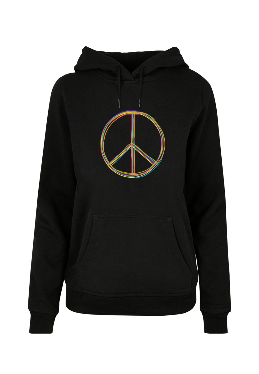 Peace_Multicolor with Ladies Basic Hoody