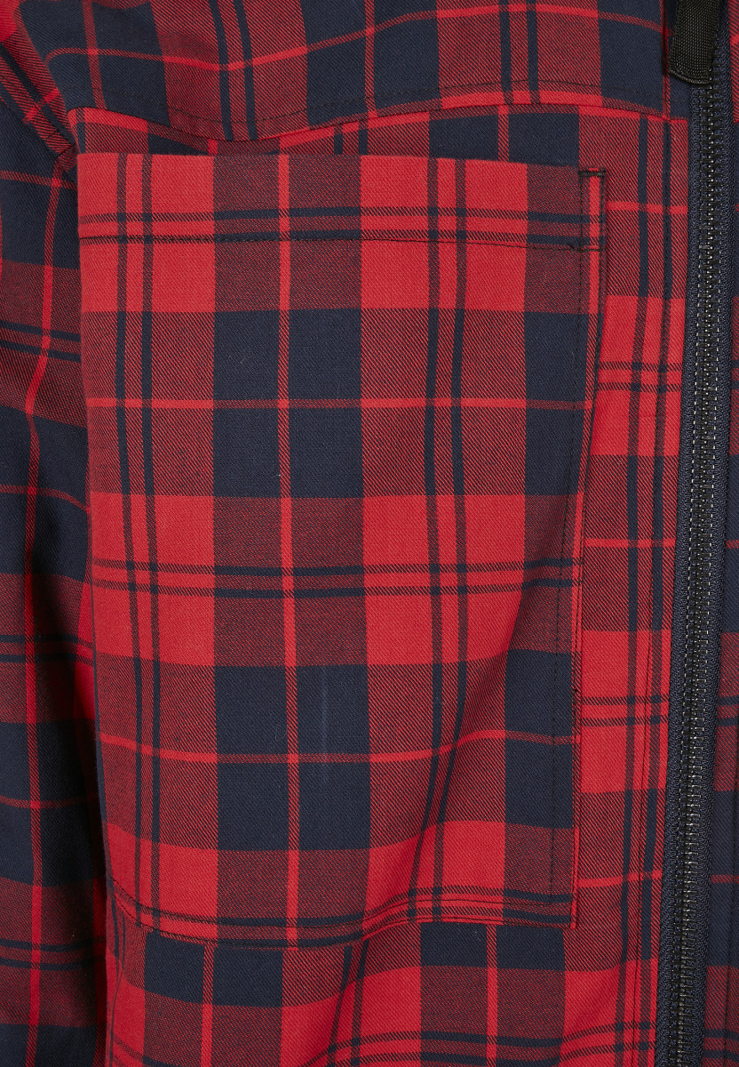 Southpole Check Flannel Sherpa Jacket