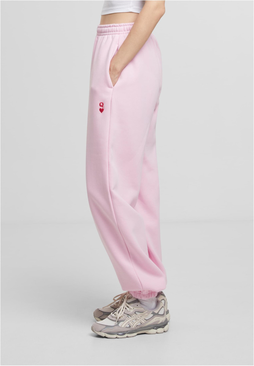 Real Queen EMB Ladies Fluffy Sweatpants